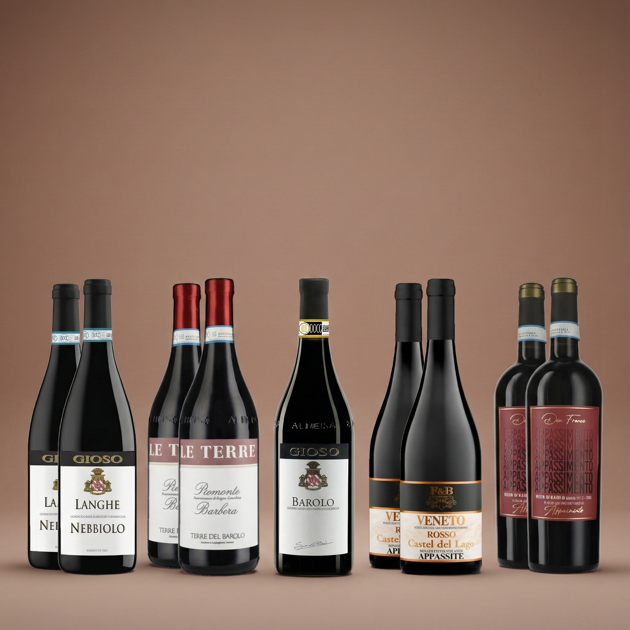 Italienska rödvinsfavoriter