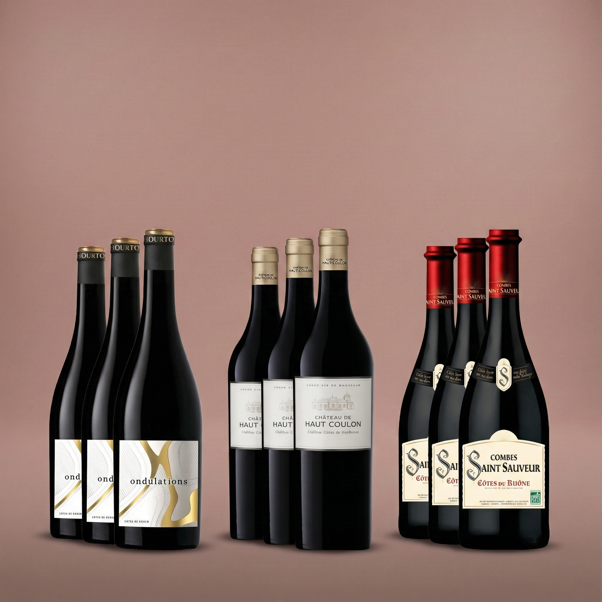 Blandlåda, Fransk rödvinsmix Bordeaux och Rhône