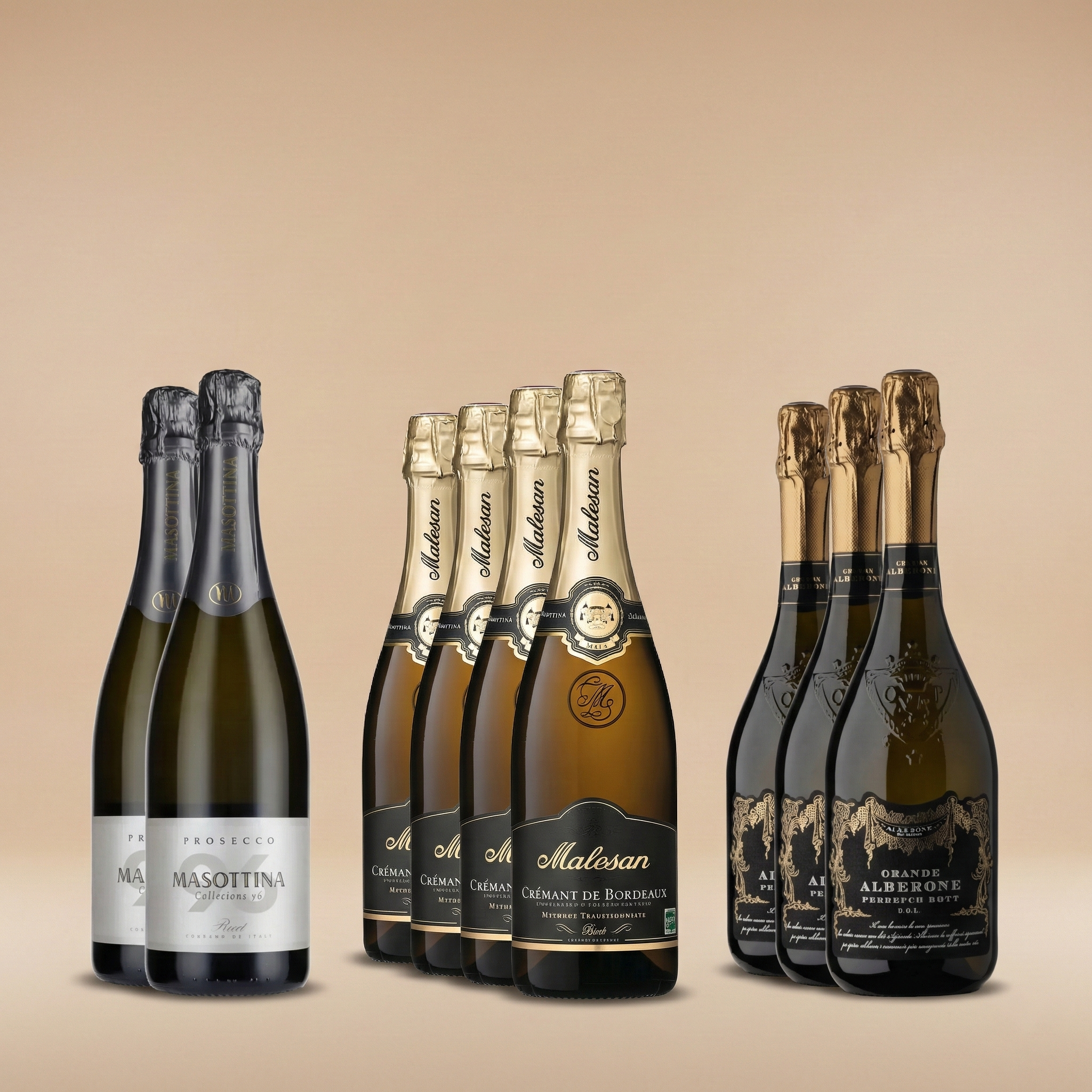 Blandlåda, Franska & Italienska Bubblor 9 flaskor